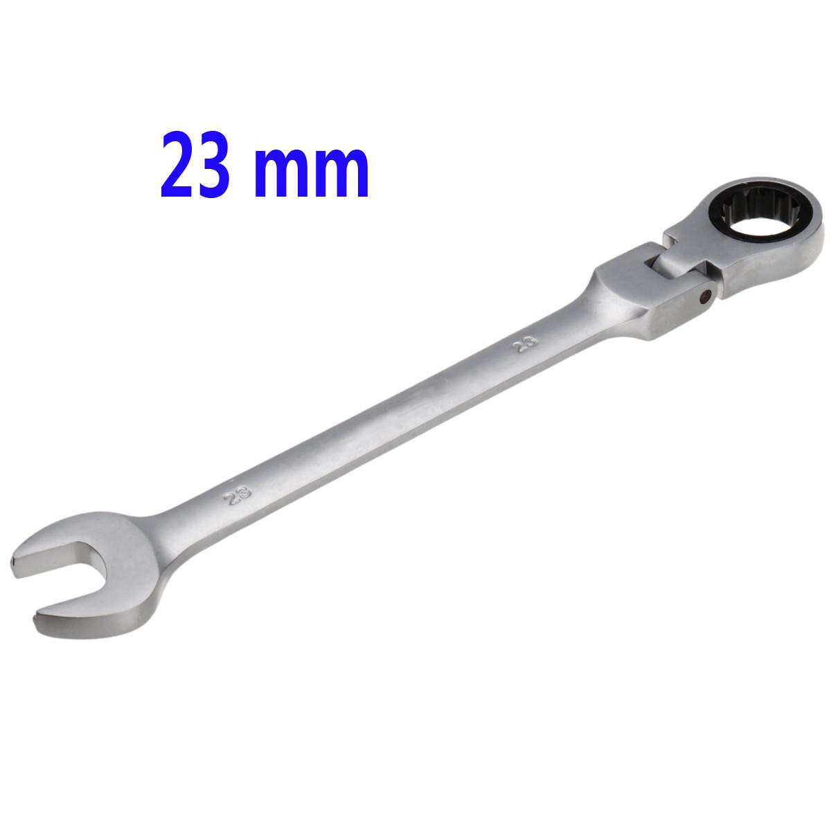 CR-V Steel 23mm Spanner One-way Ratchet Wrench Hand Tool
