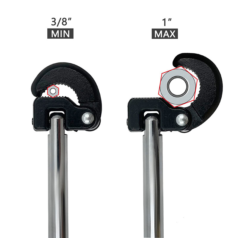 Adjustable Basin Wrench11" Adjustable Tap Nut Spanner Telescopic Basin Spanner