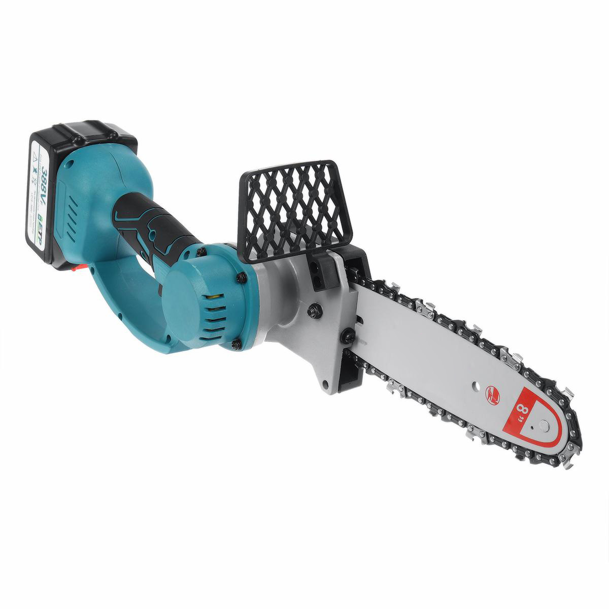 1500W 8inch Cordless Electric Chain Saw Brushless Motor Power Tools Rechargeable Lithium Battery