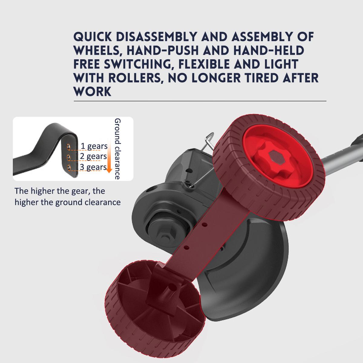 21V Electric Grass Trimmer Lawn Mower Weed Eater String Trimmer Cutter For Makita Gardening Tool