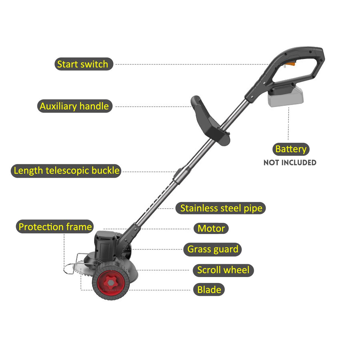 21V Electric Grass Trimmer Lawn Mower Weed Eater String Trimmer Cutter For Makita Gardening Tool