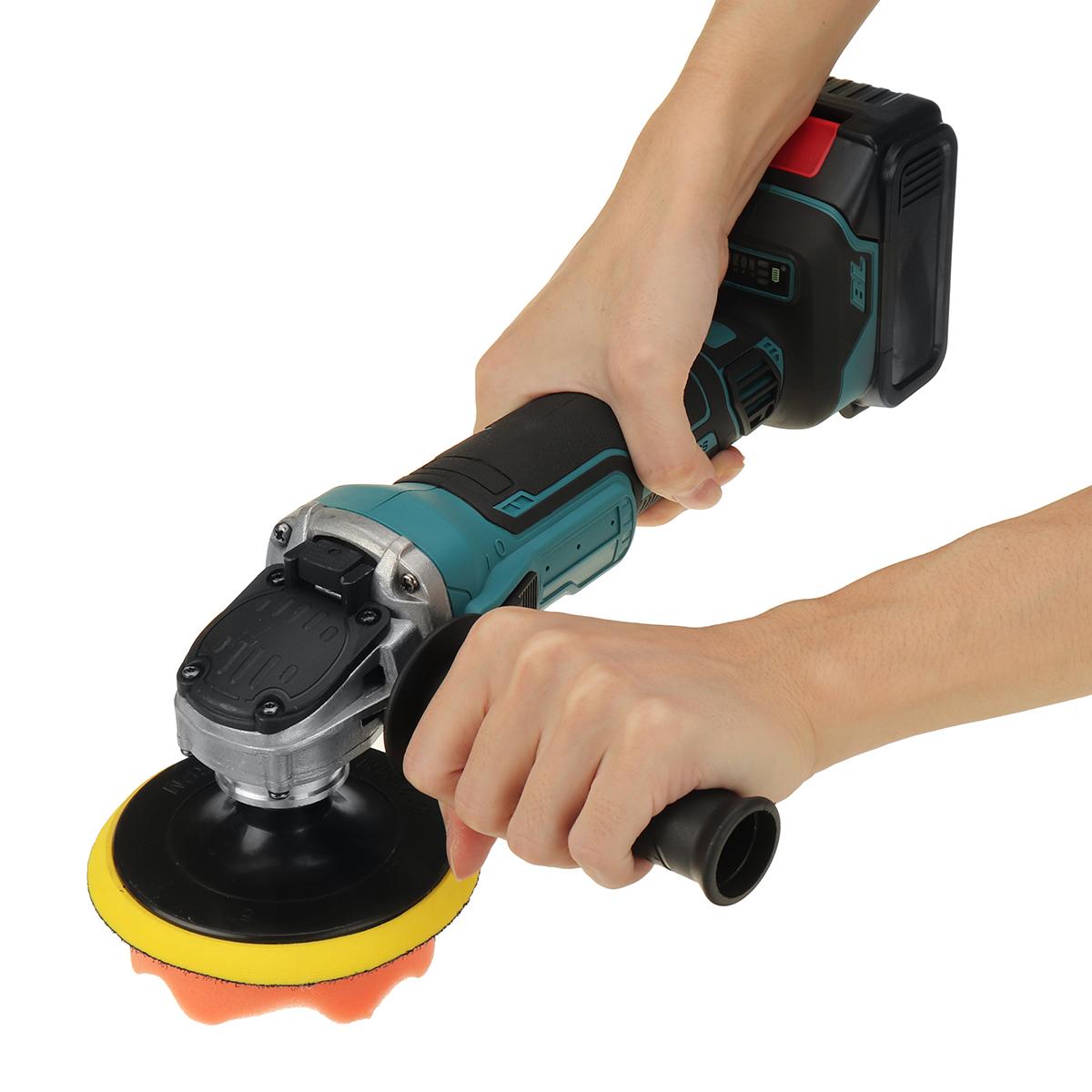 Socoje 288VF 1580W Cordless Polisher Car Polishing Tool Sander Buffing Waxing Machine For Makkita 18V Battery