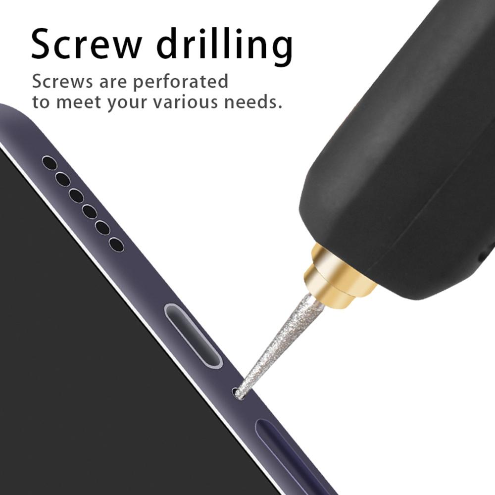 Mini 5-Speed Adjustable Rechargeable Electric Grinder Pen Nail Polisher Control for Precise Cutting Polishing Engraving Handheld Tool