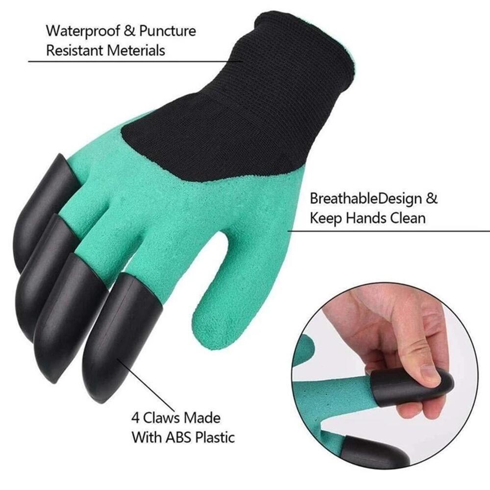 Digging Gloves Gardening Dipping Labor Claws Vegetable Flower Planting And Grass Pull