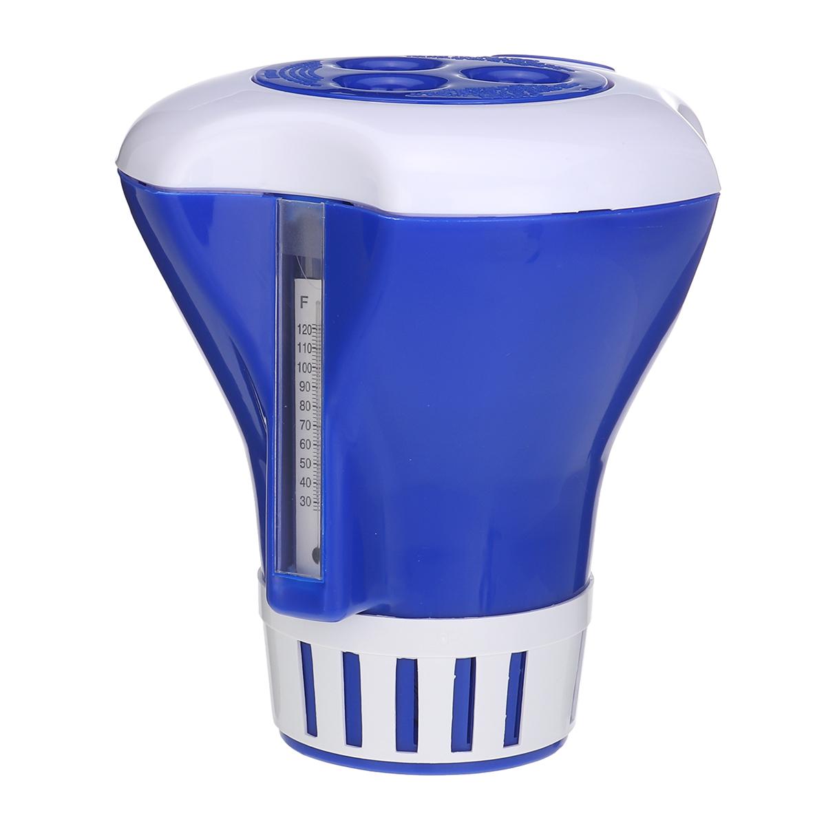 Pool Floating Chemical Dispenser High Quality Durable With Thermometer for Swimming Pool Cheaning Tools