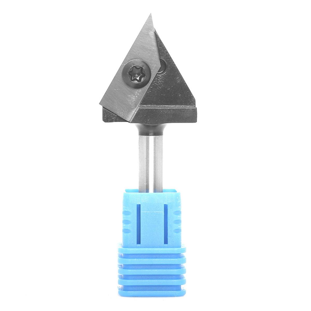 1/2 Inch 1/4 Inch 6mm 12mm Shank 60 Degree V-Groove Carbide Insert Wood CNC Router Bits Milling Cutter for Woodworking Engraving Carving