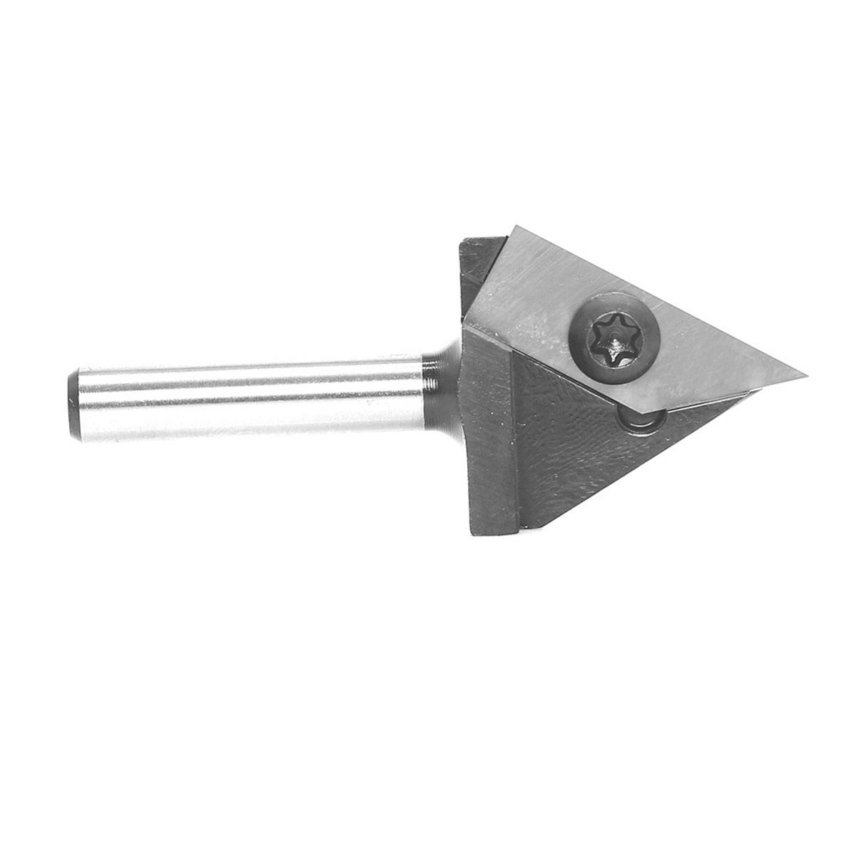 1/2 Inch 1/4 Inch 6mm 12mm Shank 60 Degree V-Groove Carbide Insert Wood CNC Router Bits Milling Cutter for Woodworking Engraving Carving