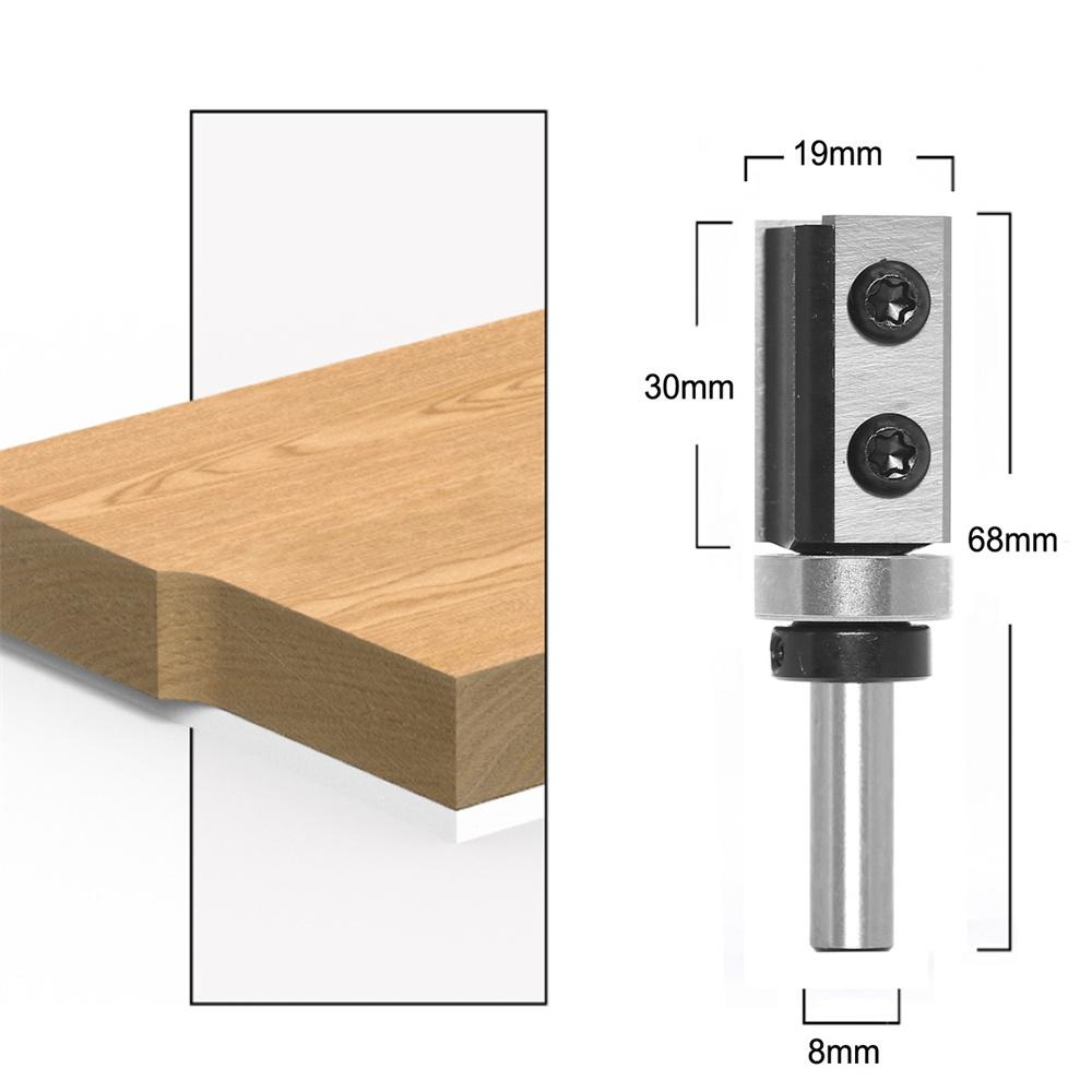 Carbide CNC Router Bit Dual-Blade Woodworking Milling Cutter for Precision Cuts High-End Durable Design