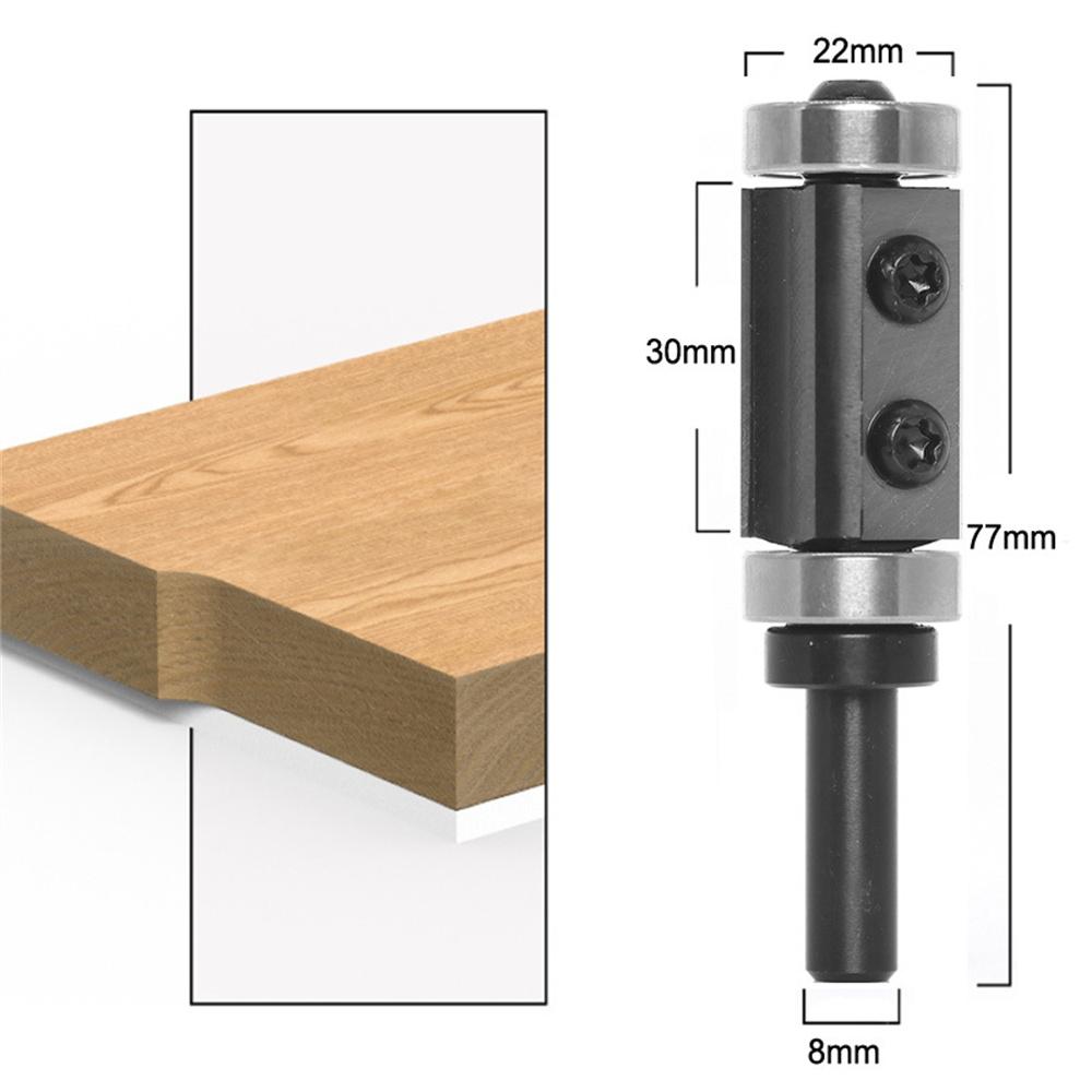 Carbide CNC Router Bit Dual-Blade Woodworking Milling Cutter for Precision Cuts High-End Durable Design