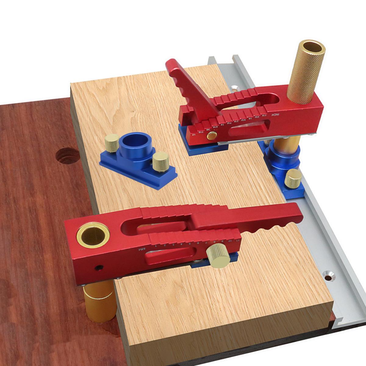 MFT Bench Hold Dog Holes Clamp Woodworking T-Track Hold Down Clamp Desktop Adjustable Fast Fixed Clip