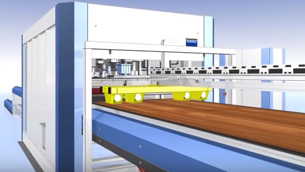 Wood Door Membrane Press Machine 220V 60Hz