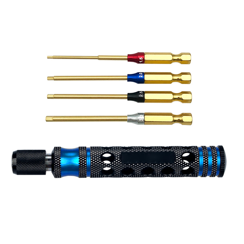 6.35mm 4 in1 Hex Screwdriver 1.5 2.0 2.5 3.0mm for RC Car helicopter FPV