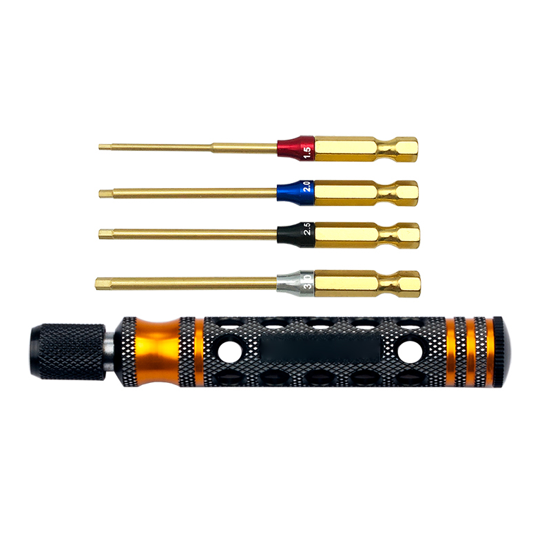 6.35mm 4 in1 Hex Screwdriver 1.5 2.0 2.5 3.0mm for RC Car helicopter FPV