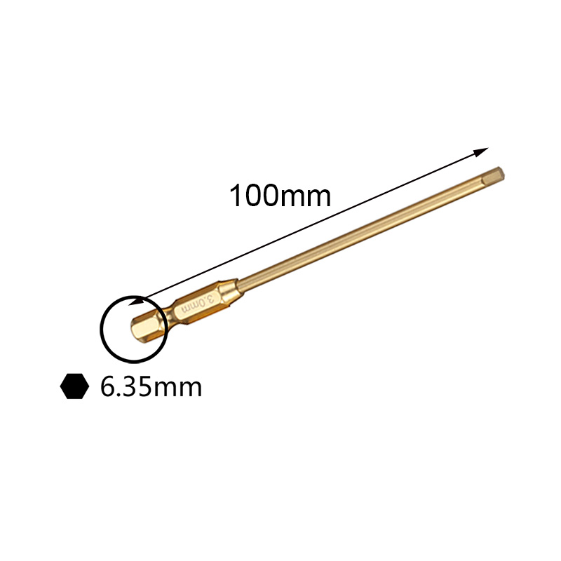 6.35mm Hex Nut Phillips Flat Screwdriver bits