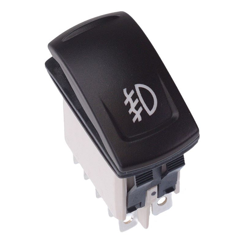 KR46CAKDDG22NXXXX26 Front Fog Lights Latching Red 12V LED Automotive Rocker Switch DPDT IP68
