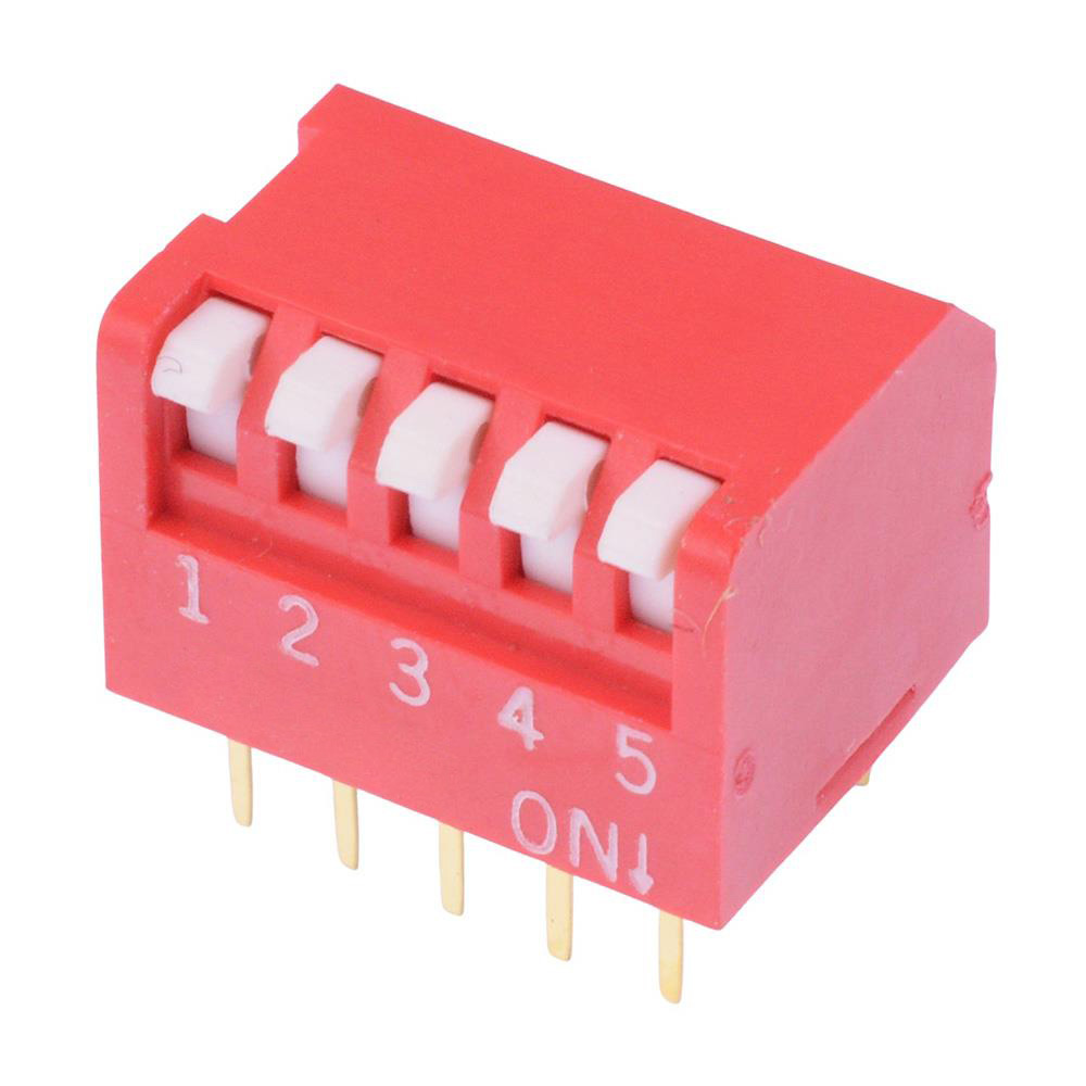 NDP05 5-Way Piano DIP Switch SPST