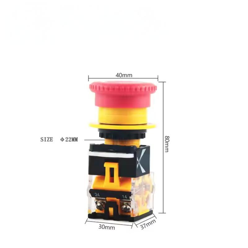 Industrial Emergency switches NC Switch emergency Stop Push Button