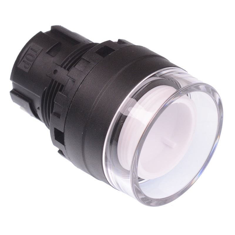 22mm Maintained Push Button Bezel with Shroud for illuminated YW Series
