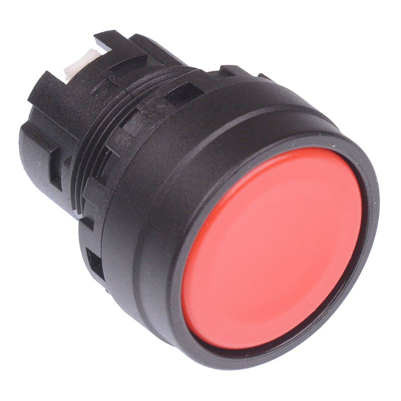 Red 22mm Momentary Push Button Bezel for Non-illuminated YW Series