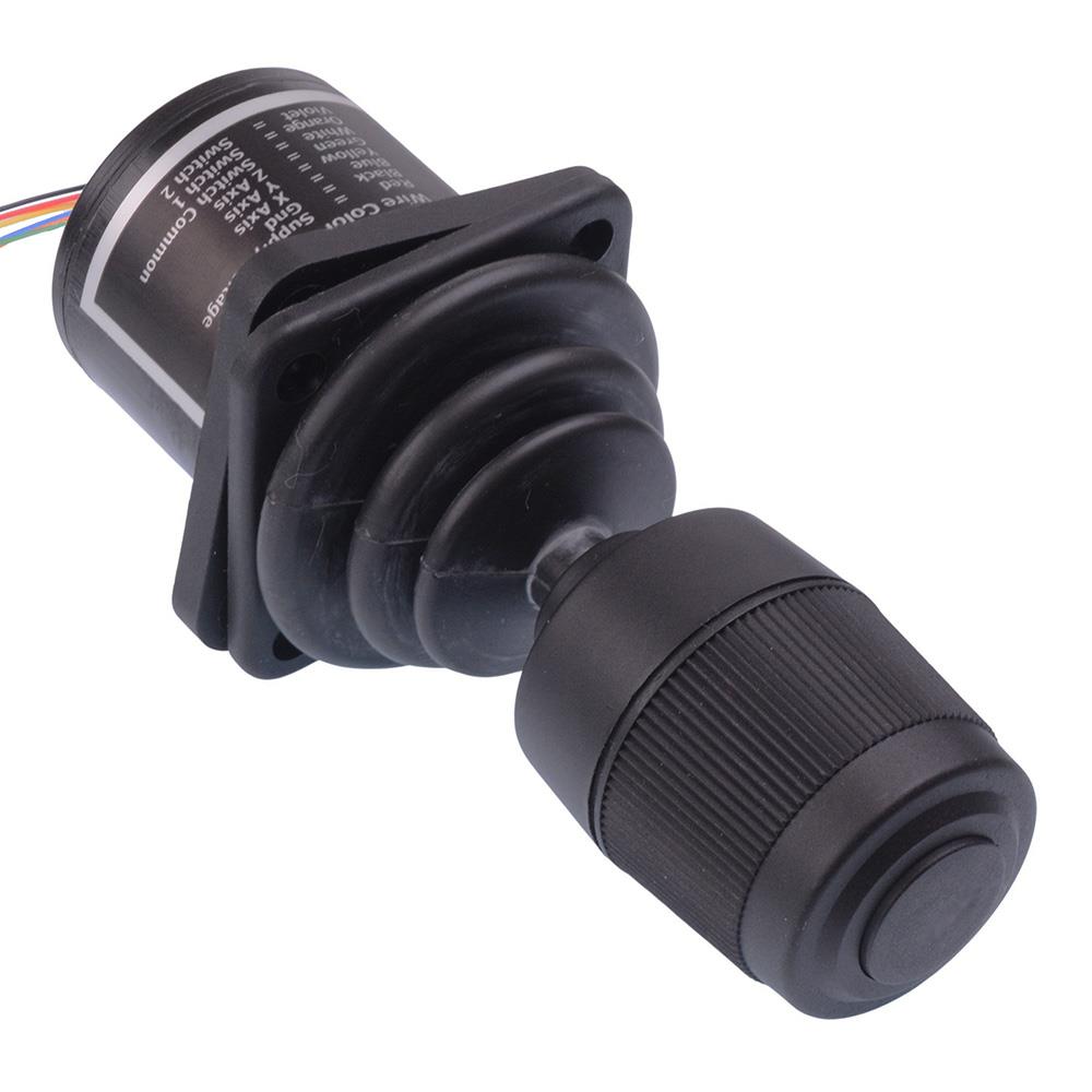 HFX44R10 3 Axis + Pushbutton Fingertip Hall Effect Joystick