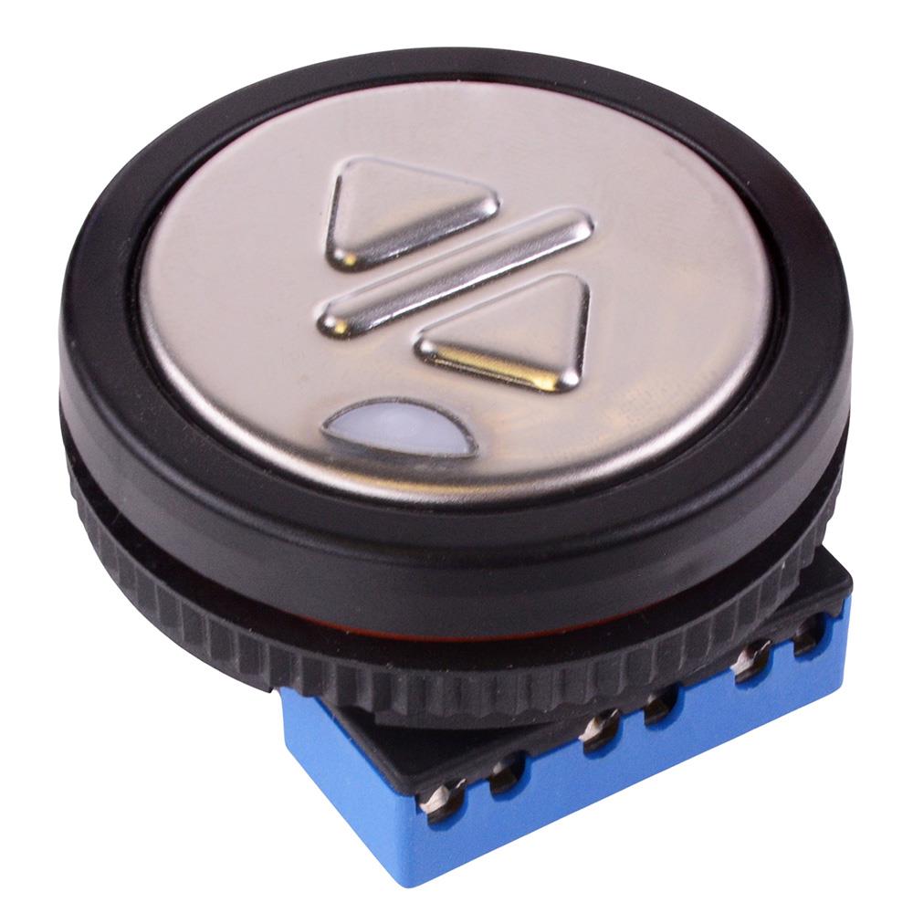 LPI5112R1K21714 Open Door Red 12V illuminated Large Actuator Push Button Switch IP53