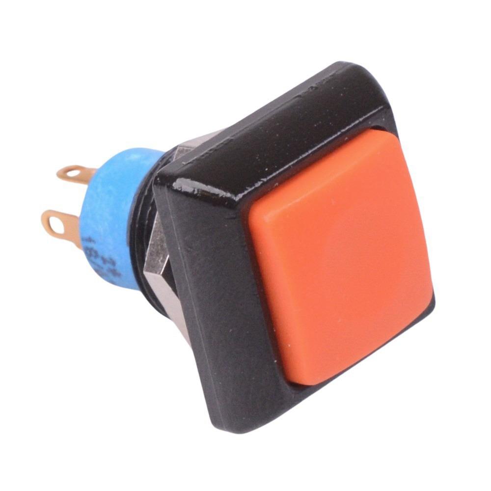 IPC5SAD9 Orange Square Momentary NO/NC 12mm Push Button Switch IP67