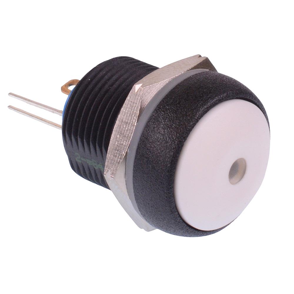 IRR1S472L0Y Yellow LED White Button Round 16mm Latching Push Button Switch IP67