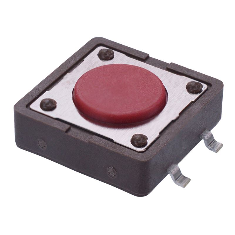 PHAP5-50VA2A3S2N3 4.3mm Height 12mm x 12mm Surface Mount Tactile Switch 260g Tube Packaging