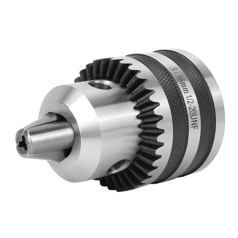 1/8- 5/8 3-16mm Capacity Key Type Drill Chuck 1/2-20 UNF Mount With Key